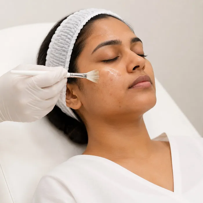 Chemical peel treatment for skin rejuvenation