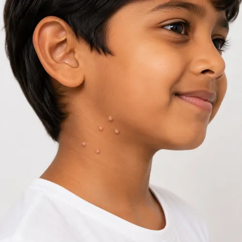 Viral skin infection evaluation by dermatologist