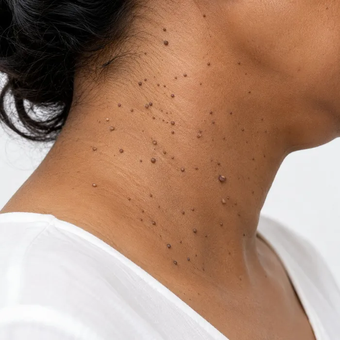 Wart, mole, and skin tag removal consultation