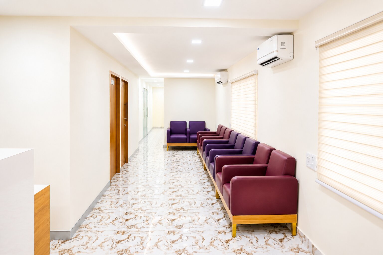 Clinic interior at CRISPR Skin and Hair Clinic