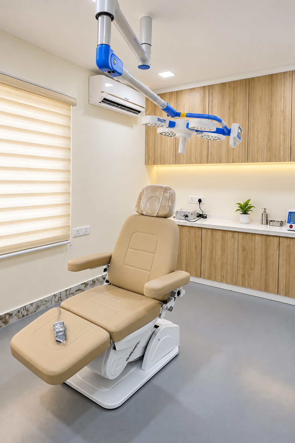 Procedure room at CRISPR Skin and Hair Clinic